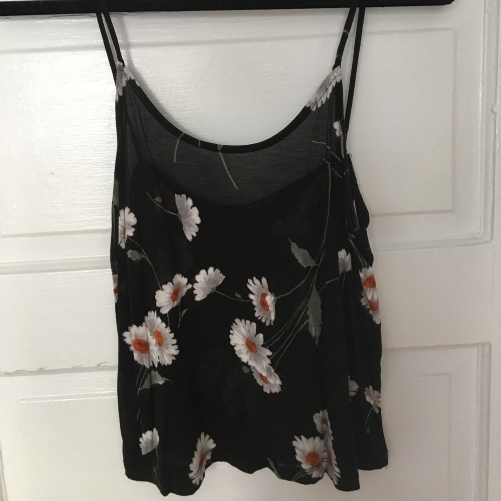 Black floral Ultra Soft Cami